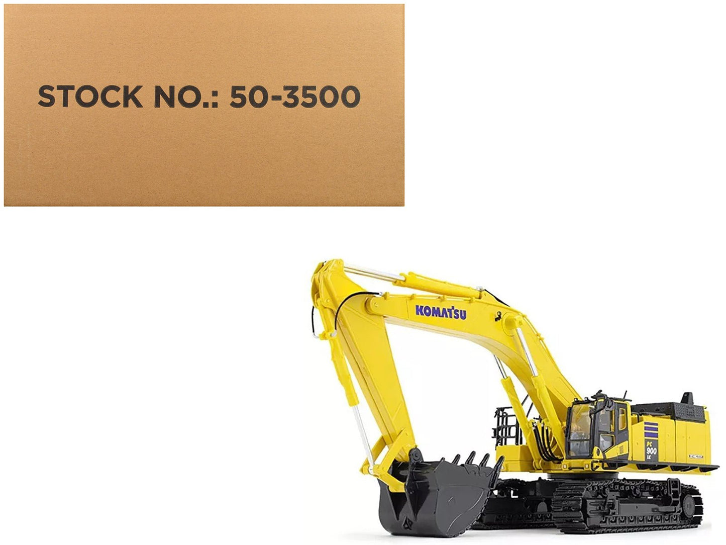 Komatsu PC900LC-11 Excavator Yellow 1/50 Diecast Model by First Gear  free shipping USA