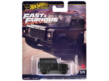Land Rover Defender 90 Black "F9" (2021) Movie "Fast & Furious" Series Diecast Model Car by Hot Wheels  free shipping USA