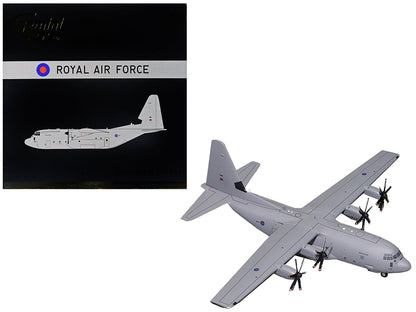 Lockheed C-130J Super Hercules Transport Aircraft "British Royal Air Force" Gray "Gemini 200" Series 1/200 Diecast Model Airplane by GeminiJets  free shipping USA