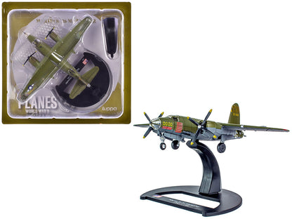 Martin B-26B Marauder Bomber Aircraft "QQQQ 556th Bomb Squadron 387th Bomb Group" United States Army Air Forces (1943) "Planes of World War II" Series 1/144 Diecast Model Airplane by Luppa  free shipping USA