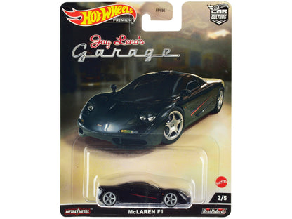 McLaren F1 Black with Red Stripes "Jay Leno’s Garage" Diecast Model Car by Hot Wheels  free shipping USA