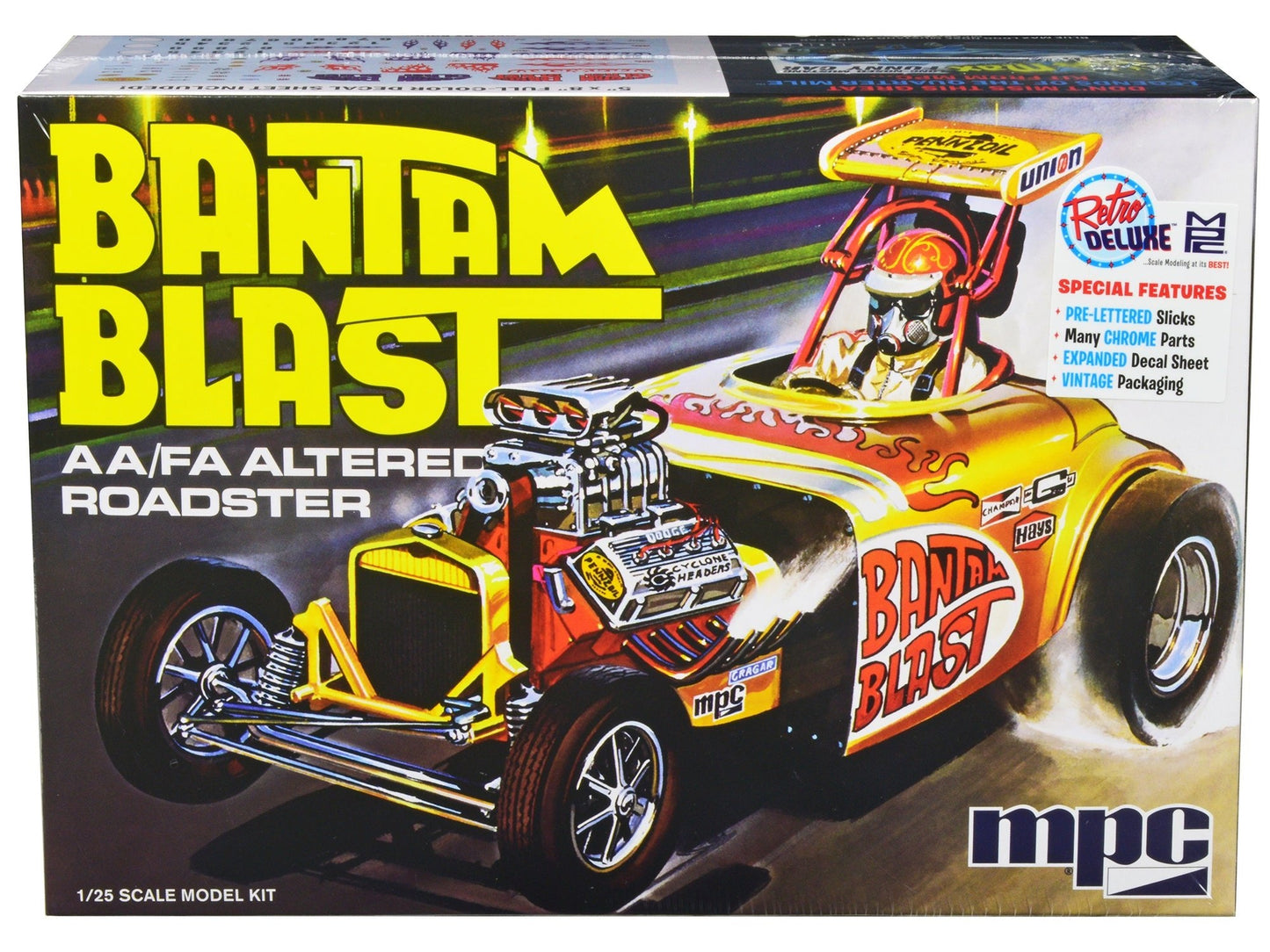 Skill 2 Model Kit "Bantam Blast" AA/FA Altered Roadster/Dragster 1/25 Scale Model by MPC  free shipping USA