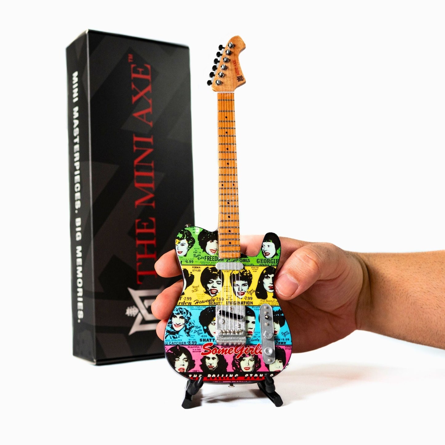 The Rolling Stones "Some Girls" Collectible Miniature Guitar