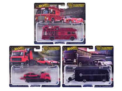 "Team Transport" 3 piece Set H 2025 "Car Culture" Series Diecast Model Cars by Hot Wheels  free shipping USA